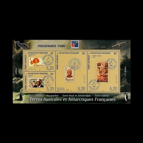Bloc timbres taaf 3 - bloc, n°