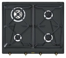 SMEG SRV864AOGH Cuisinière À Gaz Encastrable 60Cm Modèle Colonial Anthracite