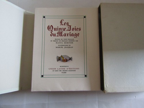 Les quinze joies mariage - quinze, /