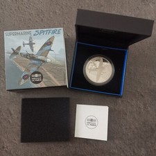 COFFRET PIEFORT 20 EURO ARGENT BE 2020 SPITFIRE 1500 EX. AVIATION ET HISTOIRE