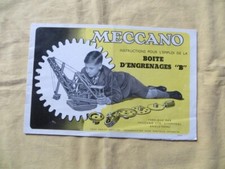 MECCANO - instructions boite