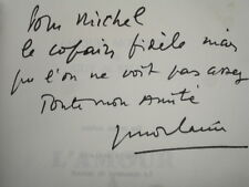 L'AMOUR A PARIS par arrondissement  J. Morlaine, avec envoi de l'auteur !