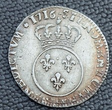 Louis XV 1/10 écu Vertugadin