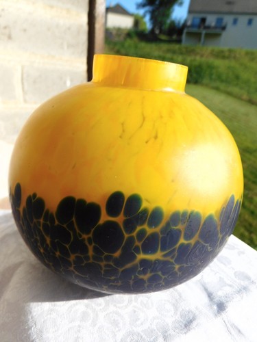 Vase boule pate - pate, de