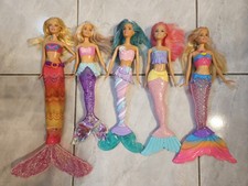 Lot de 5 Sirènes Barbie