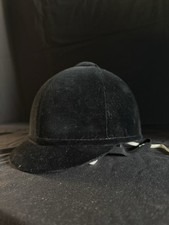 Bombe équitation riding velours noir cavalier JUMPING taille 53