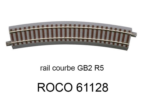 Roco rail courbe gb2 - r5, 502.7