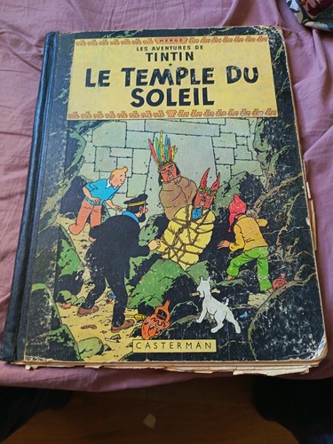 Tintin temple du soleil - :,