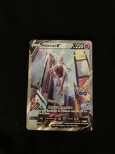 Carte Pokemon MEWTWO 072/078 V Full Art FA Pokemon GO EB10.5 FR NEUF
