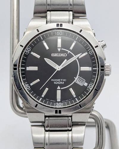 Seiko kinetic 5m62 black - 5m62,