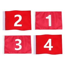 Drapeau de golf rouge standard