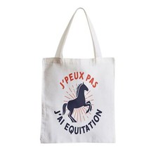 Sac en Tissu Blague J'Peux Pas