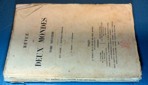 Revue des deux mondes - revue,