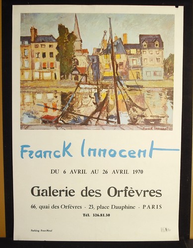 Affiche exposition franck - affiche,