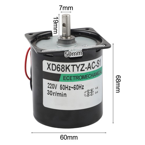 68ktyz moteur engrenages - moteur, à