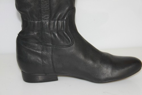Heyraud bottes cuir plissé - cuir,