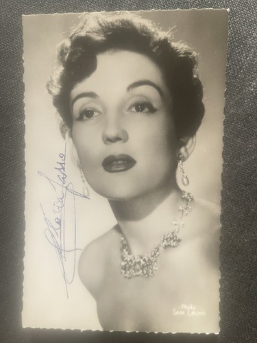 Carte postale chanteuse gloria - carte,