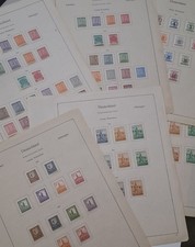 Allemagne Occupation russe 1945-1946 Saxe occidentale * MH Full Sets album Ka...