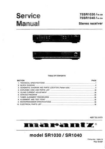 Service manuel instructions - service,