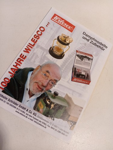 Wilesco catalogue poster - , 2012