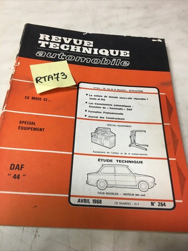 Daf moteur 844cm3 - 844cm3, revue