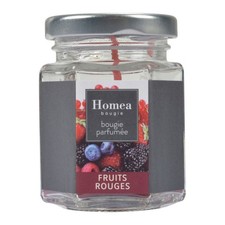 Bougie Verrine Parfumée "Essentiel II" 7cm Fruits Rouges