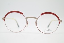 Lunettes BAJAZZO Ivana 2 Rouge Argent Or Ovale Monture De Lunettes Neuve