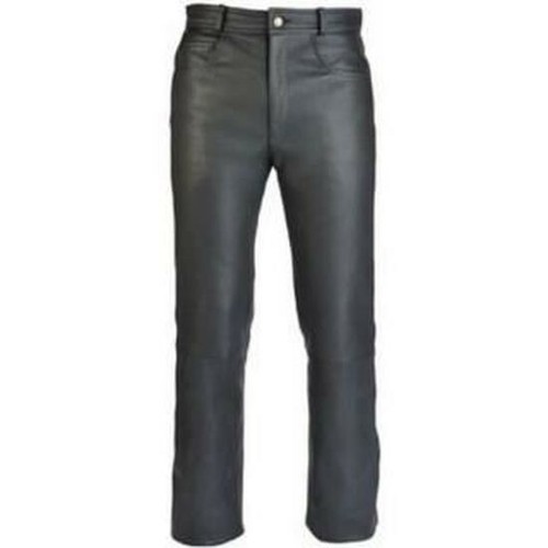 Pantalon moto jeans cuir femme - pantalon,