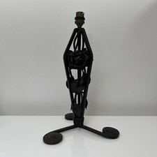 Pied de lampe en forgé Art