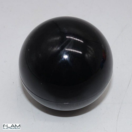 Boule stick noir - boule, 6x35mm