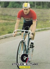 CYCLISME carte cycliste LUCIEN DIDIER équipe RENAULT elf GITANE 1981