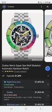 zodiac super sea wolf rainbow