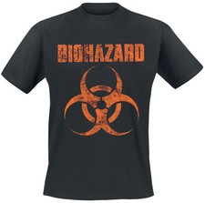 BIOHAZARD symbol logo black T-Shirt XL  Hardcore  NYHC