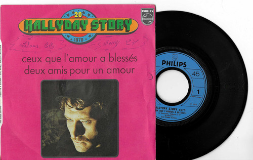 45tours hallyday story - 45tours,