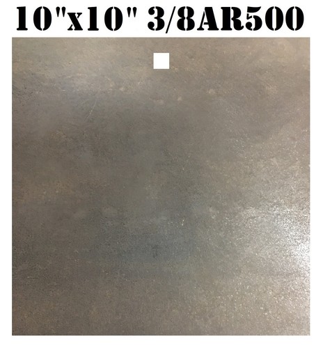 Ar500 x10 square - 10"x10",