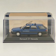 Norev 1/43 Renault R21 Nevada 1994 Sw Station Wagon Gendarmerie Blue Diecast