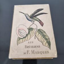 F  MARQUIS - Boîte Ancienne Chocolat Colibri Vide 1920