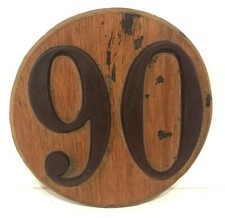 Ancien numéro 90 pour voiture