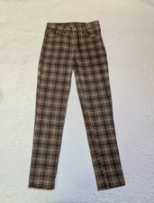 Pantalon marron écossais