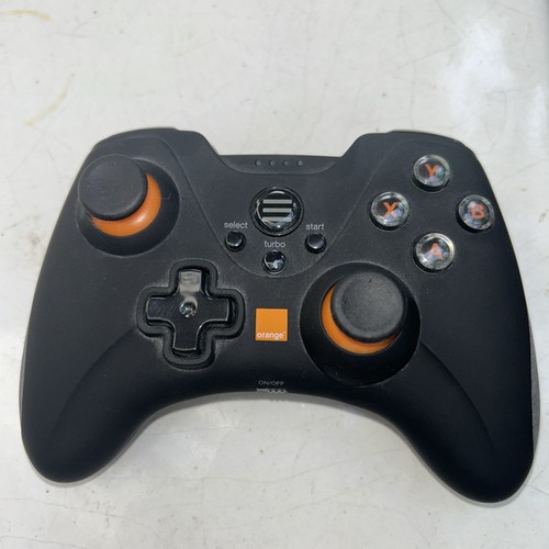 Manette jeu sans fil orange - manette, de