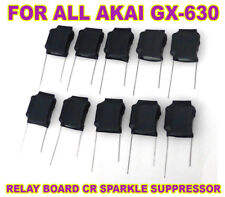 10X CR (0,1µF + 120 OHMS) SPARKLE QUENCHER AKAI GX-630D GX-630DB RELAY BOARD