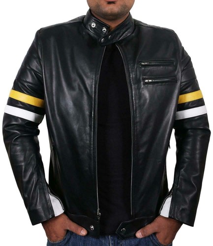 Manteau rétro cuir - manteau, en