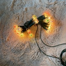 ancienne guirlande électrique  20 ampoules Non Clignotantes Tons Clairs