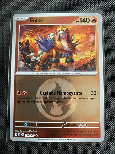 Carte pokémon entei 025 217 - pokémon,