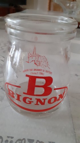 Ancien pot yaourt bignon - ancien, de