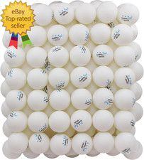 100 Pack White 3-Star Table Tennis Balls Advanced Training Ping Pong Ball