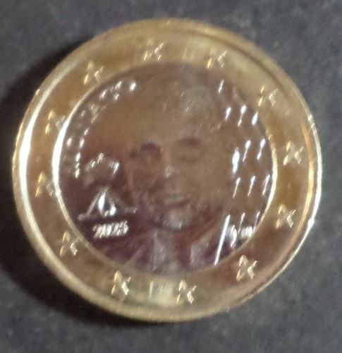 Monaco piece monnaie euro - de, 1