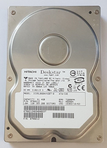 Disque dur ide hitachi - disque,