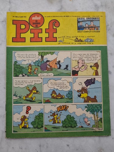 Pif 1108 aout - 1966, journal
