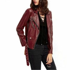 Veste De Moto En Cuir